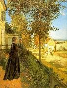 Camille Pissaro Louveciennes : The Road to Versailles China oil painting reproduction